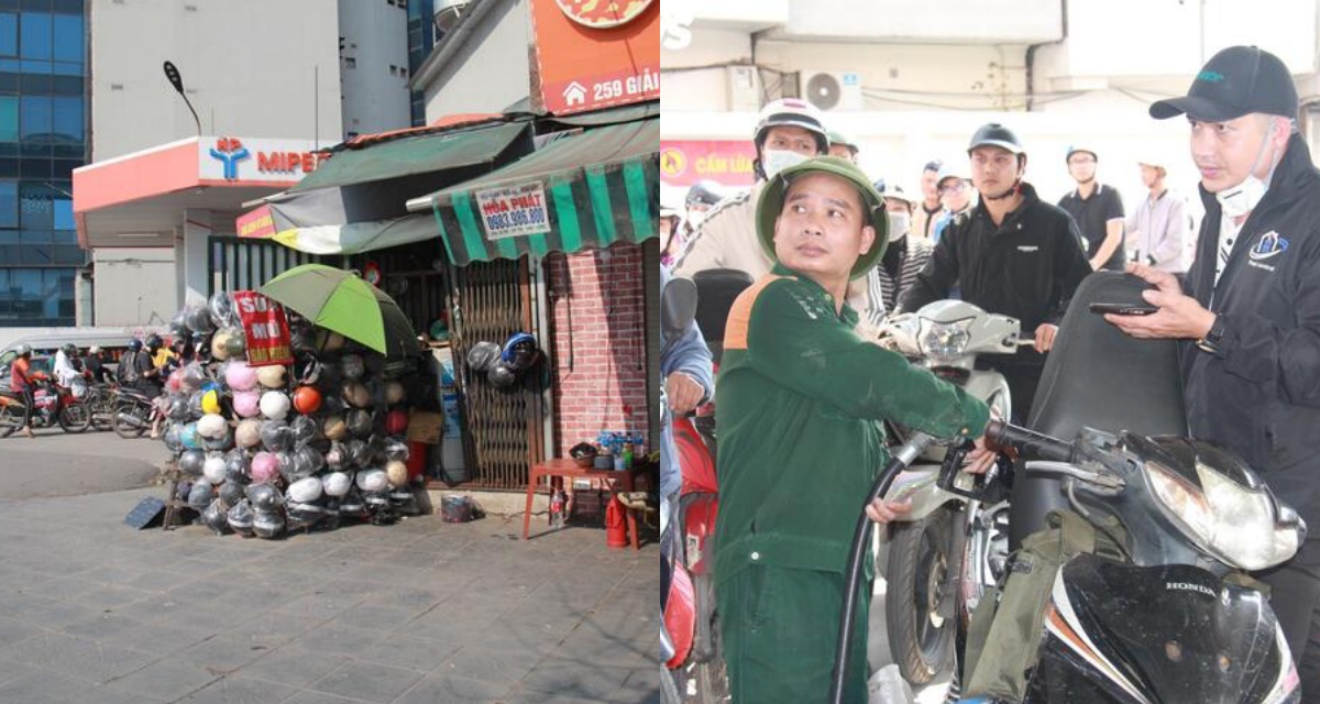 Dẹp điểm b&aacute;n xăng tự ph&aacute;t, người d&acirc;n dừng mua can nhựa t&iacute;ch trữ, đảm bảo nguồn cung xăng dầu li&ecirc;n tục