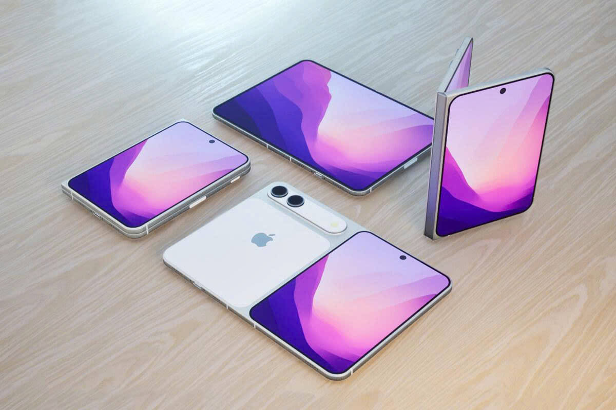iPhone Fold lộ diện giao diện &lsquo;lai iPad&rsquo;: M&agrave;n h&igrave;nh gập khổng lồ, đa nhiệm song song cực tiện