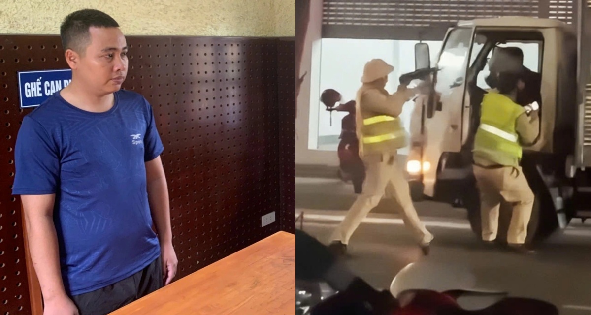 Bắt giữ t&agrave;i xế xe tải kh&ocirc;ng dừng kiểm tra nồng độ cồn, t&ocirc;ng xe CSGT Quảng Ninh, diễn biến qu&aacute; tr&igrave;nh bỏ chạy? 