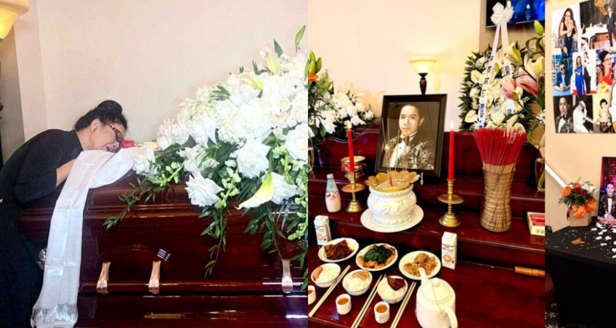 Tang lễ Kasim Ho&agrave;ng Vũ tại Mỹ: Mẹ gi&agrave; \'kh&oacute;c ngất\' tiễn con, nắp quan t&agrave;i kh&eacute;p k&iacute;n v&igrave; một l&yacute; do