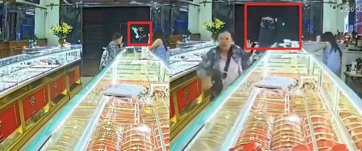 CA tỉnh Đắk Lắk th&ocirc;ng tin n&oacute;ng vụ người đ&agrave;n &ocirc;ng bịt k&iacute;n x&ocirc;ng v&agrave;o tiệm v&agrave;ng rồi bỏ chạy tay kh&ocirc;ng