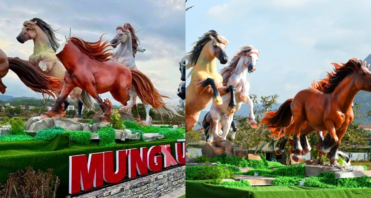 Tượng ngựa &lsquo;M&atilde; đ&aacute;o th&agrave;nh c&ocirc;ng&rsquo; tại Quảng Trị bị đập ph&aacute;, ch&iacute;nh quyền li&ecirc;n hệ nghệ nh&acirc;n l&ecirc;n phương &aacute;n khắc phục