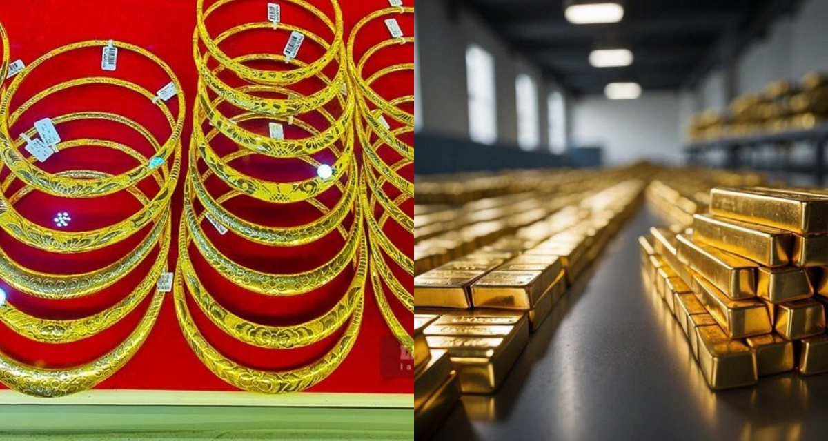 Gi&aacute; v&agrave;ng giữ mốc 5.000 USD, đối mặt kịch bản giảm về 4.200 USD khi Trung Đ&ocirc;ng v&agrave; l&atilde;i suất Mỹ biến động