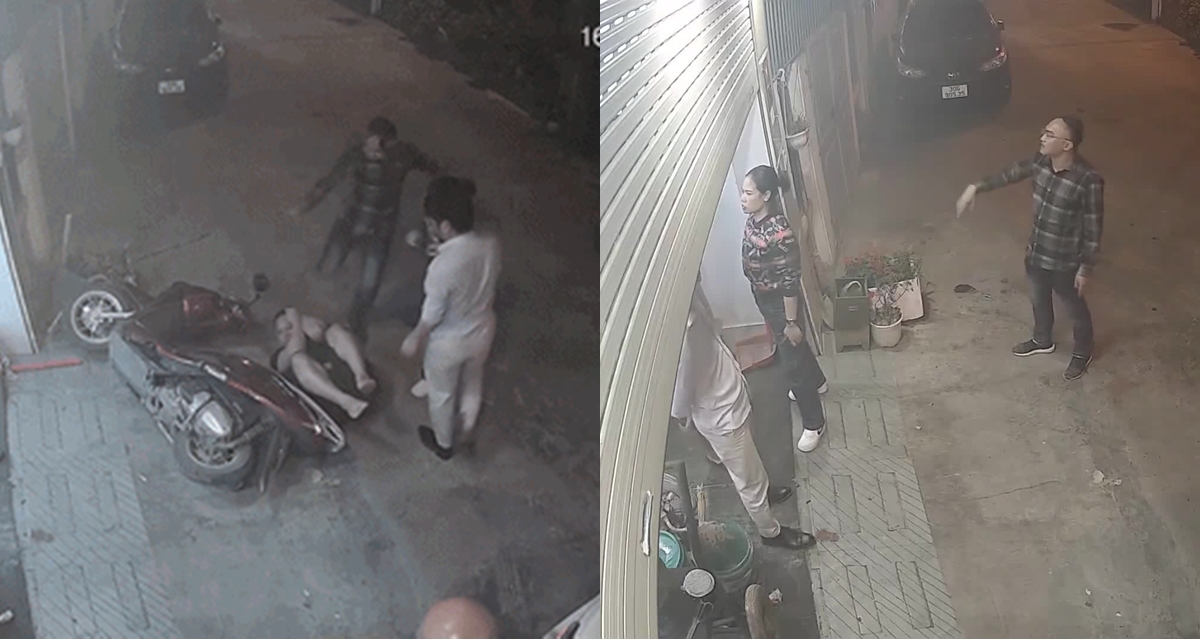 H&agrave; Nội: Người đ&agrave;n &ocirc;ng bị 3 người k&eacute;o từ trong nh&agrave; ra ngo&agrave;i để h&agrave;nh hung, nạn nh&acirc;n l&ecirc;n tiếng