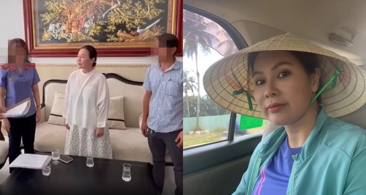 Th&aacute;i độ \'kỳ lạ\' của doanh nh&acirc;n Ngọc Tiền - vợ cố diễn vi&ecirc;n Qu&yacute; B&igrave;nh khi bị &ocirc;ng an đọc lệnh bắt giữ