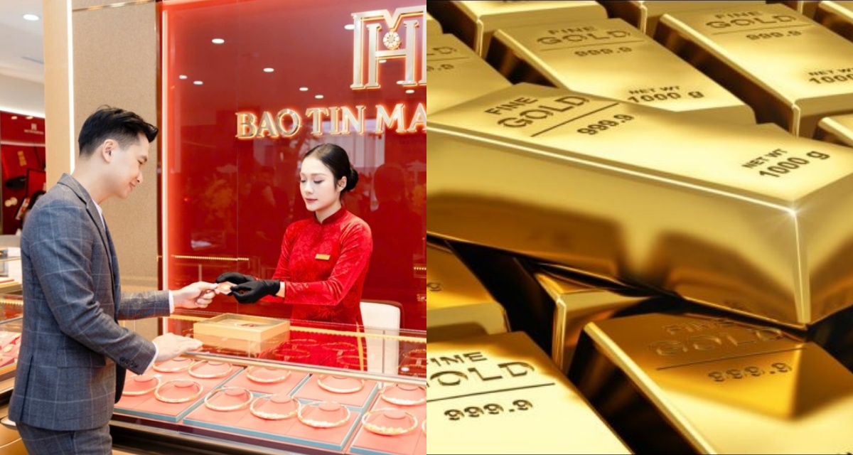 Gi&aacute; v&agrave;ng h&ocirc;m nay 20-3 giảm mạnh, v&agrave;ng SJC v&agrave; Bảo T&iacute;n Mạnh Hải đồng loạt điều chỉnh