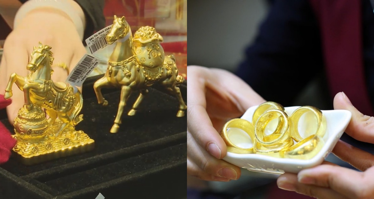 Gi&aacute; v&agrave;ng h&ocirc;m nay (trưa 21/3) giảm: SJC, 9999 hạ gi&aacute;, v&agrave;ng thế giới về 4.490 USD, ch&ecirc;nh lệch trong nước mở rộng