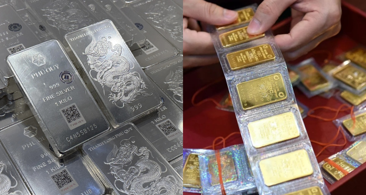 Gi&aacute; v&agrave;ng, gi&aacute; bạc giảm s&acirc;u, người mua lỗ lớn theo tuần, thị trường ghi nhận biến động từ trong nước đến quốc tế