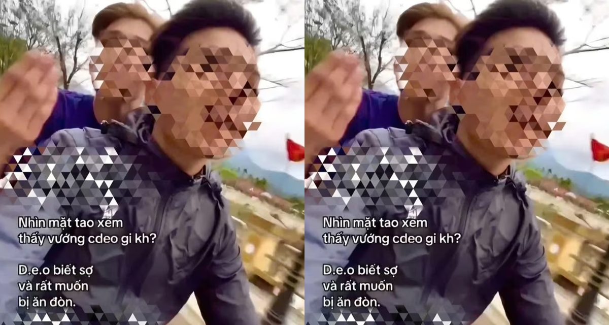 Thanh ni&ecirc;n kh&ocirc;ng đội mũ bảo hiểm c&ograve;n đăng clip th&aacute;ch thức, muốn được ăn đ&ograve;n ch&iacute;nh thức bị xử phạt