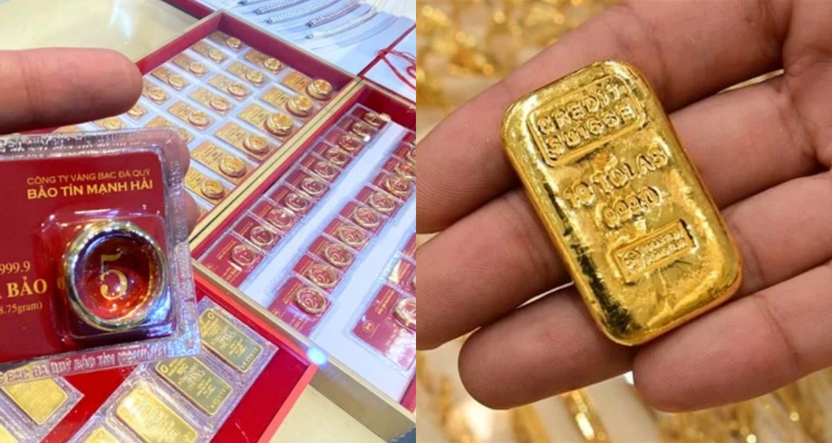 Gi&aacute; v&agrave;ng h&ocirc;m nay giảm th&ecirc;m 2 triệu đồng mỗi lượng, thị trường ghi nhận biến động mới