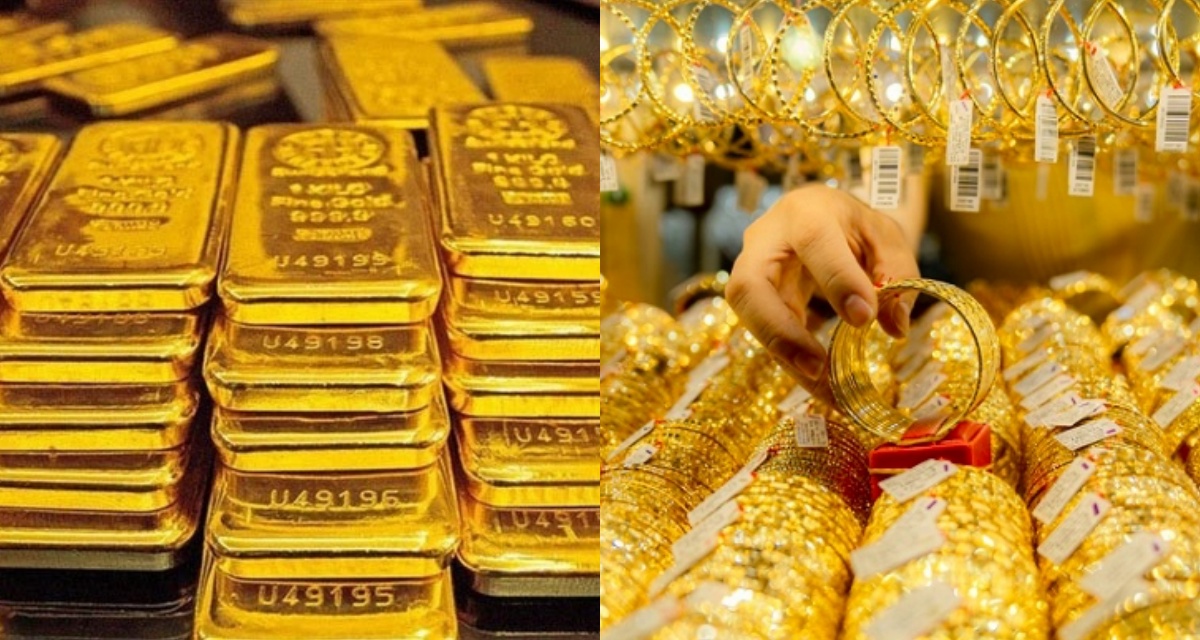 Gi&aacute; v&agrave;ng h&ocirc;m nay (chiều 23/3): SJC, v&agrave;ng nhẫn trơn giảm s&acirc;u 165 triệu/lượng, người d&acirc;n tranh thủ bắt đ&aacute;y