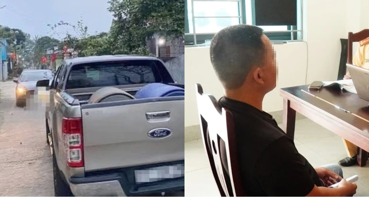 Sự thật bất ngờ ph&iacute;a sau vụ đỗ xe b&aacute;n tải chắn ng&otilde; ở Nghệ An, &aacute;n phạt ch&iacute;nh thức cho t&agrave;i xế