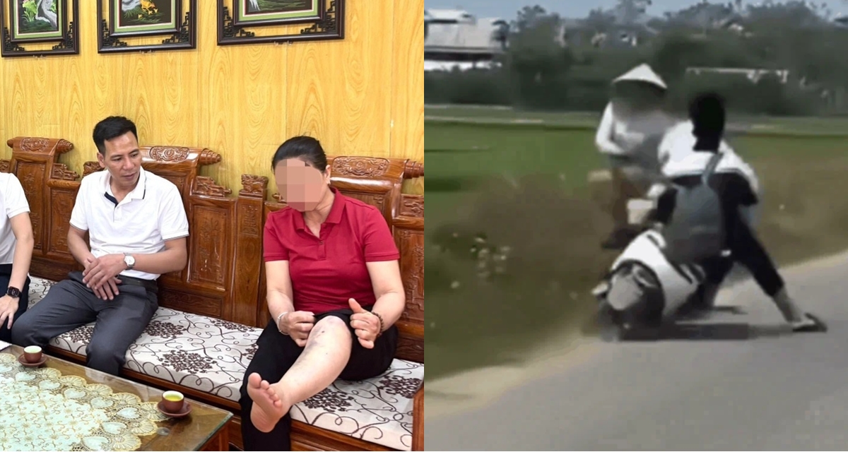 C&aacute;i kết vụ nam sinh lớp 8 l&aacute;i xe lạng l&aacute;ch, t&ocirc;ng tr&uacute;ng người phụ nữ đi xe đạp dừng b&ecirc;n đường ở H&agrave; Nội