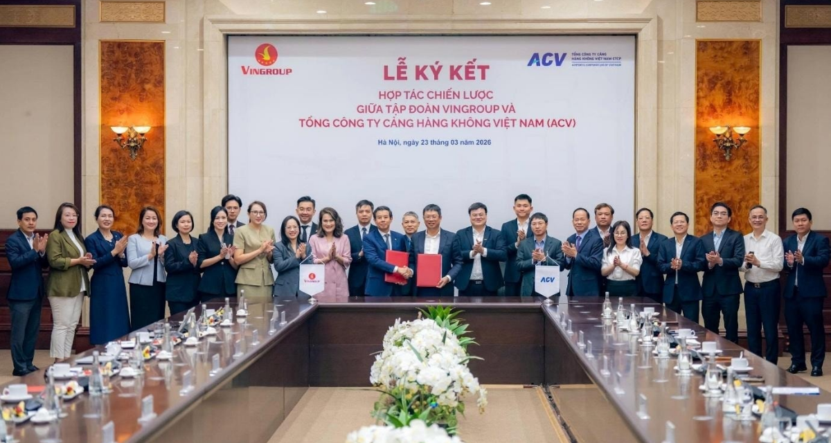 ACV bắt tay Vingroup th&uacute;c đẩy \'s&acirc;n bay xanh\', tăng tốc chuyển đổi ng&agrave;nh h&agrave;ng kh&ocirc;ng