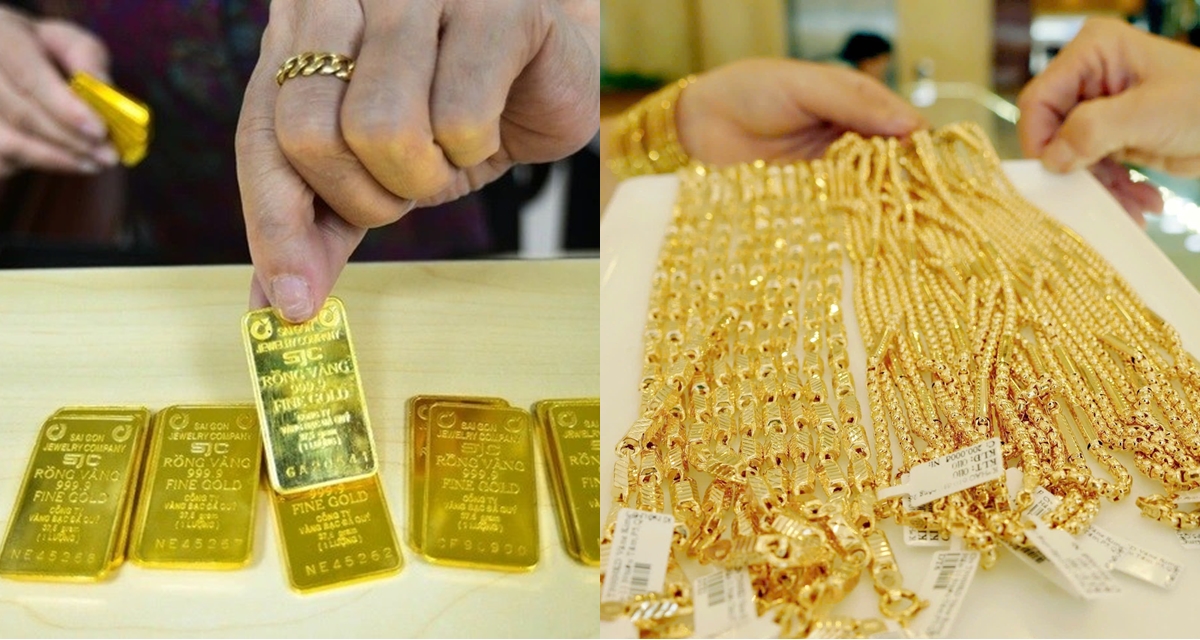 Gi&aacute; v&agrave;ng ch&acirc;u &Aacute; h&ocirc;m nay chạm đ&aacute;y chưa từng c&oacute; trong năm, gi&aacute; v&agrave;ng trong nước tiếp đ&agrave; giảm mạnh