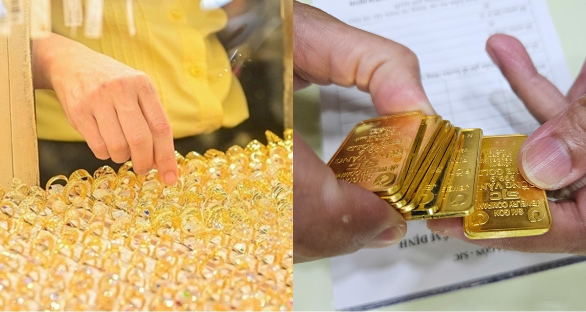 Gi&aacute; v&agrave;ng h&ocirc;m nay: Thế giới bật tăng trở lại sau ph&aacute;t ng&ocirc;n của &ocirc;ng Trump, trong nước biến động