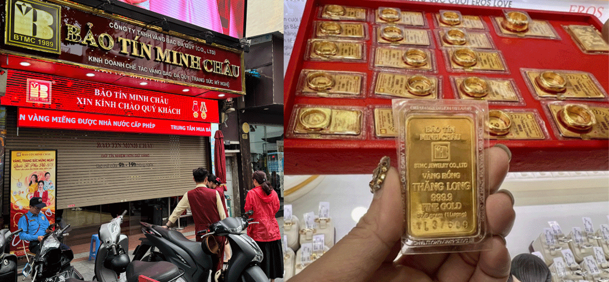 Một vị kh&aacute;ch chưa nhận được tiền b&aacute;n 2,7 c&acirc;y v&agrave;ng tại cơ sở Bảo T&iacute;n Minh Ch&acirc;u số 29 Trần Nh&acirc;n T&ocirc;ng