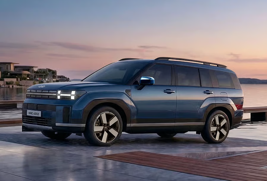 Hyundai Santa Fe 2026 mới ch&iacute;nh thức ra mắt: Thiết kế ấn tượng, trang bị đe nẹt Ford Everest, gi&aacute; rẻ ảnh 2