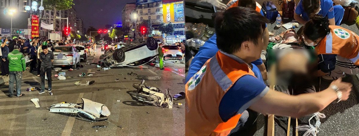 T&agrave;i xế Lexus g&acirc;y tai nạn li&ecirc;n ho&agrave;n tại H&agrave; Nội phải đối mặt với tr&aacute;ch nhiệm ph&aacute;p l&yacute; như thế n&agrave;o?