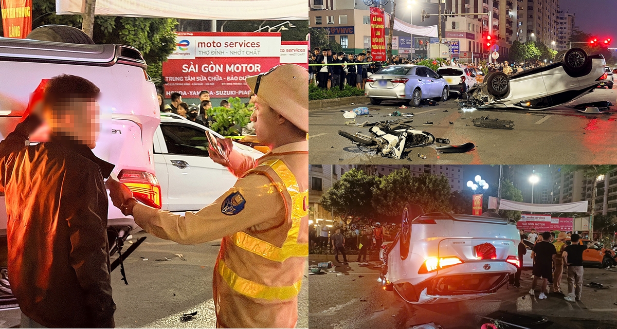 C&ocirc;ng an c&ocirc;ng bố nguy&ecirc;n nh&acirc;n vụ t&agrave;i xế Lexus g&acirc;y tai nạn li&ecirc;n ho&agrave;n ở Trung K&iacute;nh