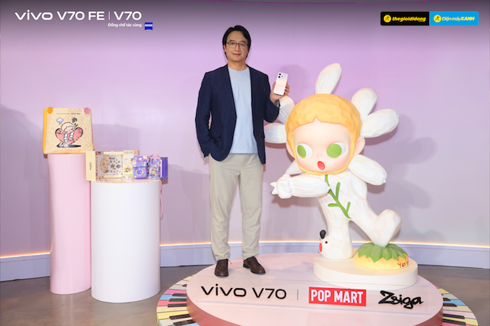 vivo ra mắt bộ đ&ocirc;i V70 v&agrave; V70 FE: Thiết kế trẻ trung, camera si&ecirc;u sắc n&eacute;t, gi&aacute; 14 triệu đồng