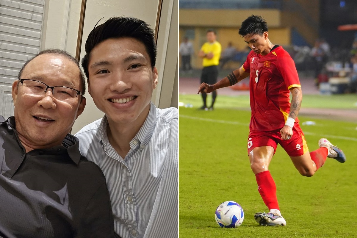 Trở lại ĐT Việt Nam sau hơn 1000 ng&agrave;y, Đo&agrave;n Văn Hậu nhận th&ecirc;m m&oacute;n qu&agrave; lớn từ HLV Park Hang Seo