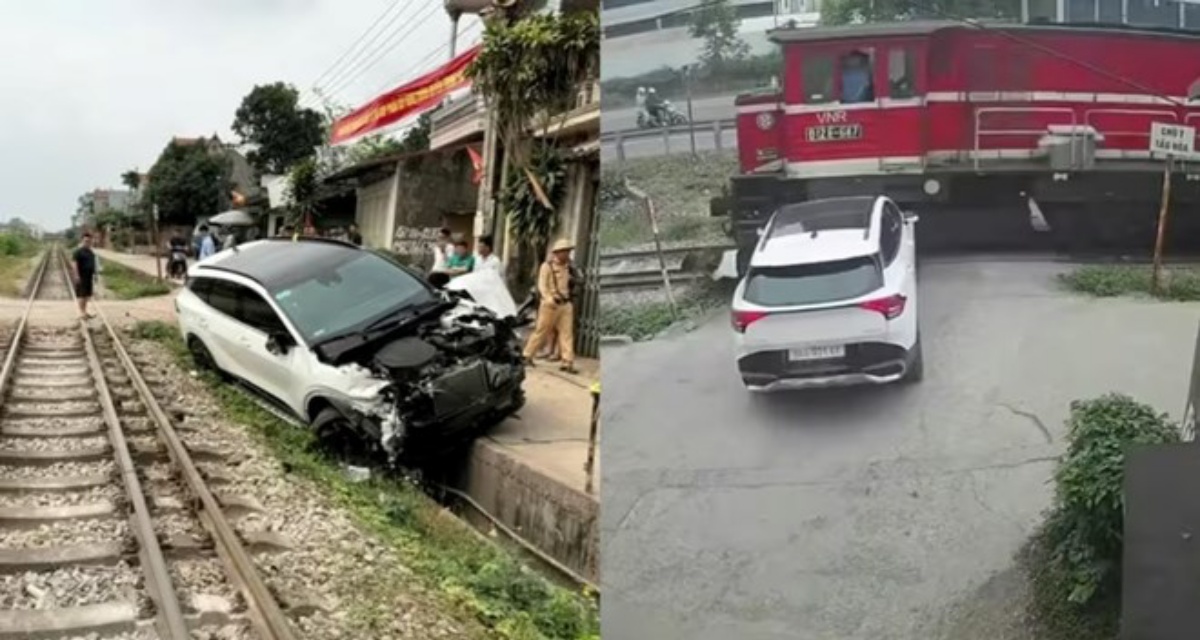 Diễn biến &ocirc; t&ocirc; bị t&agrave;u hỏa đ&acirc;m khi băng qua đường sắt ở Bắc Ninh: H&eacute; lộ kết quả nồng độ cồn của t&agrave;i xế