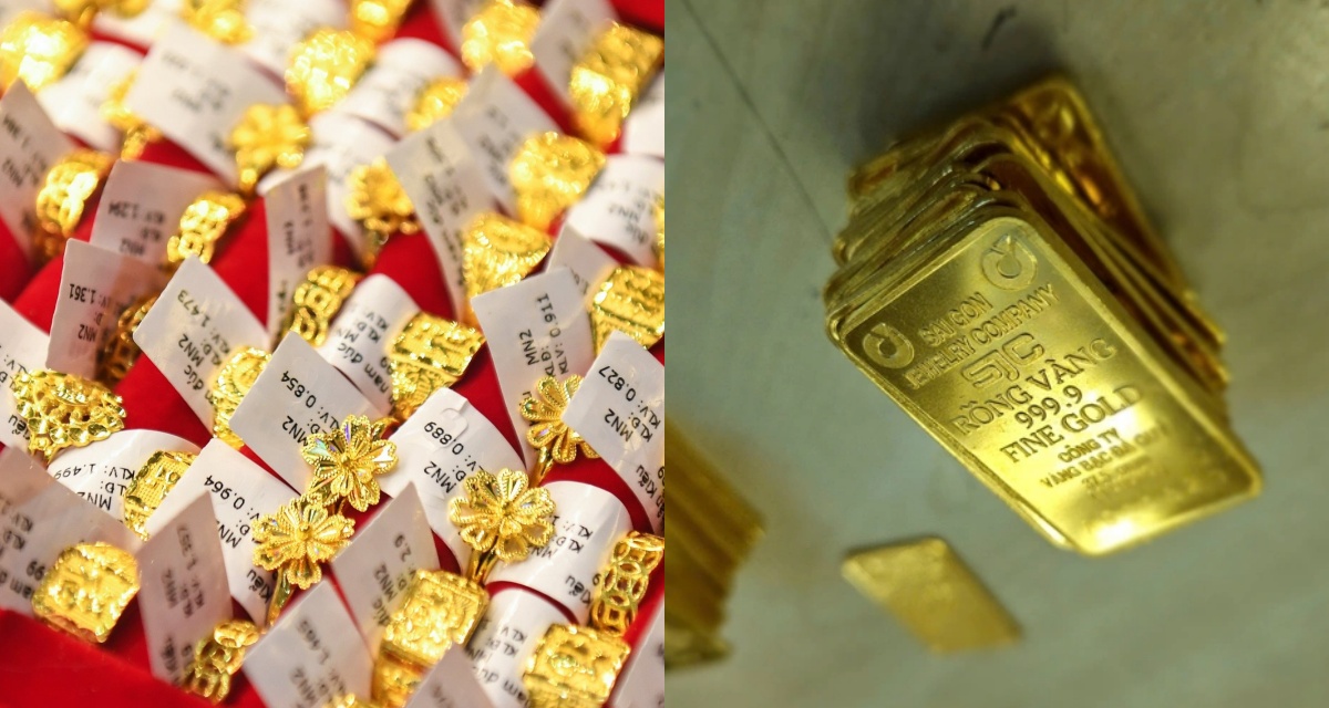 Gi&aacute; v&agrave;ng h&ocirc;m nay (chiều 28/3): SJC, nhẫn 9999 đồng loạt tăng, v&agrave;ng thế giới phục hồi mạnh 