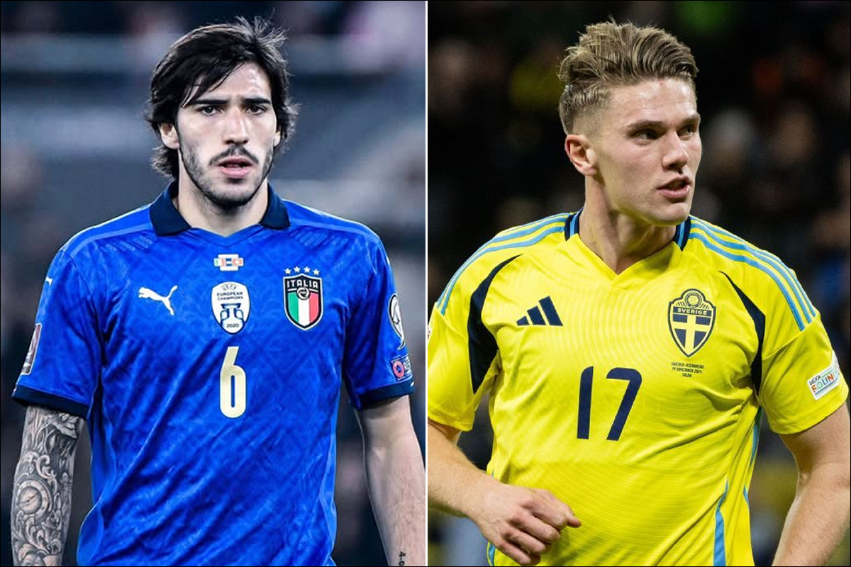 Lịch thi đấu v&ograve;ng loại World Cup 2026 ch&acirc;u &Acirc;u: T&acirc;m điểm &Yacute; - Bosnia; Gyokeres đối đầu Lewandowski