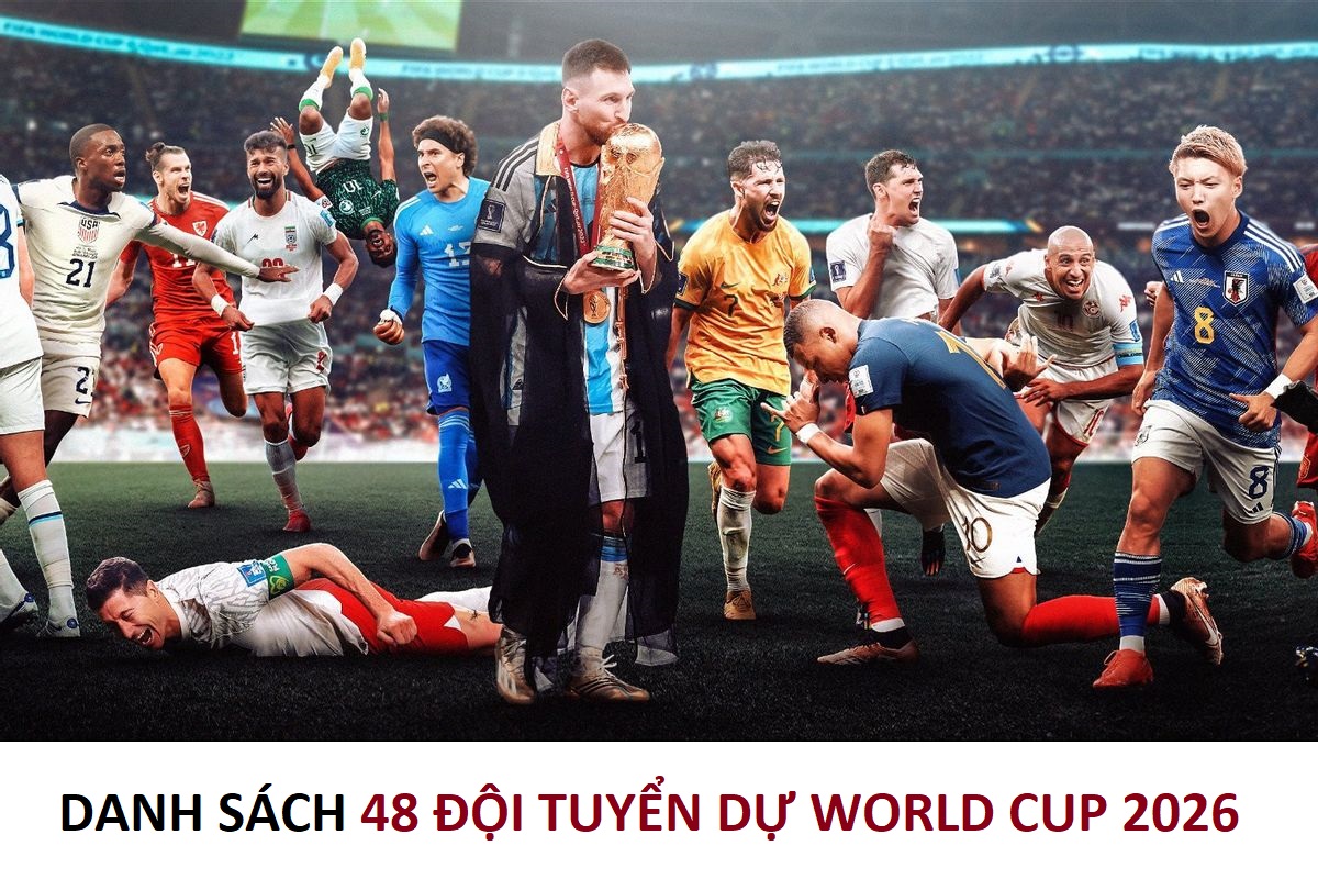 Danh s&aacute;ch 48 đội dự World Cup 2026: Ch&acirc;u &Aacute; c&oacute; 9 suất, h&agrave;ng loạt &ocirc;ng lớn phải ngồi nh&agrave;