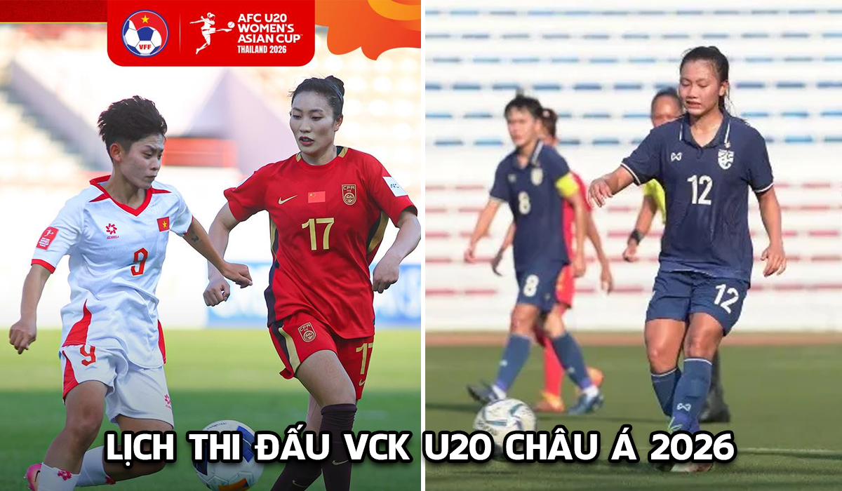 Lịch thi đấu VCK U20 ch&acirc;u &Aacute; 2026 ng&agrave;y 2/4: Khi n&agrave;o U20 Việt Nam đấu với U20 Th&aacute;i Lan?