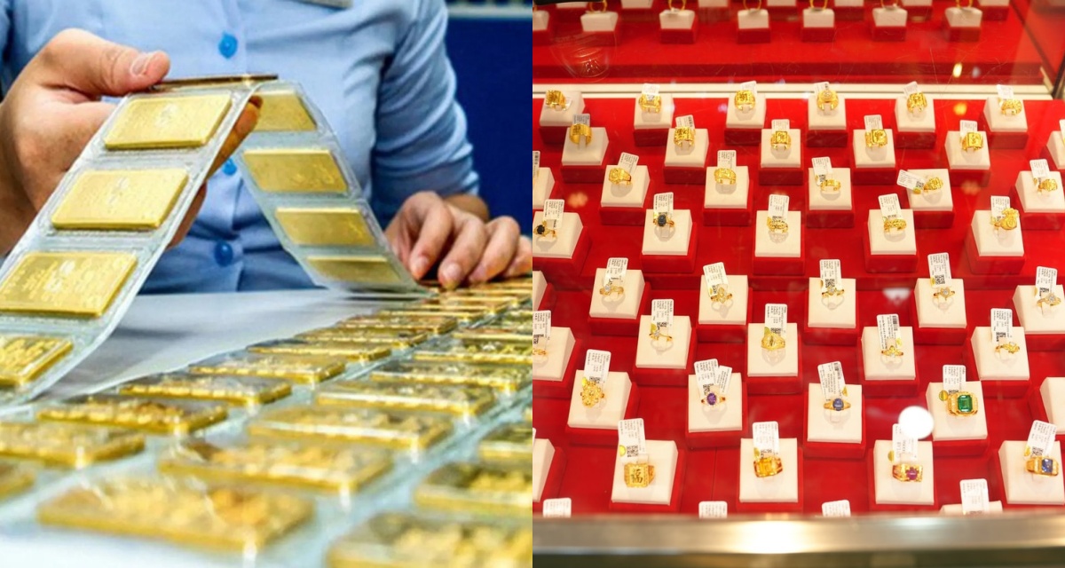 Gi&aacute; v&agrave;ng h&ocirc;m nay (trưa 2/4): SJC, PNJ, Bảo T&iacute;n Minh Ch&acirc;u giảm tr&ecirc;n diện rộng, v&agrave;ng thế giới mất mốc 4.700 USD