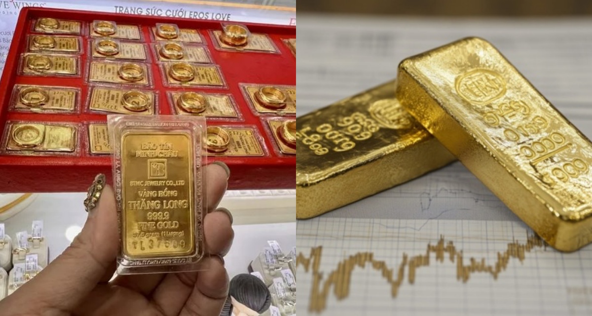 Gi&aacute; v&agrave;ng h&ocirc;m nay 2/4: V&agrave;ng SJC, nhẫn 9999 đồng loạt l&ecirc;n gi&aacute;, ch&ecirc;nh lệch thế giới 25 triệu/lượng 