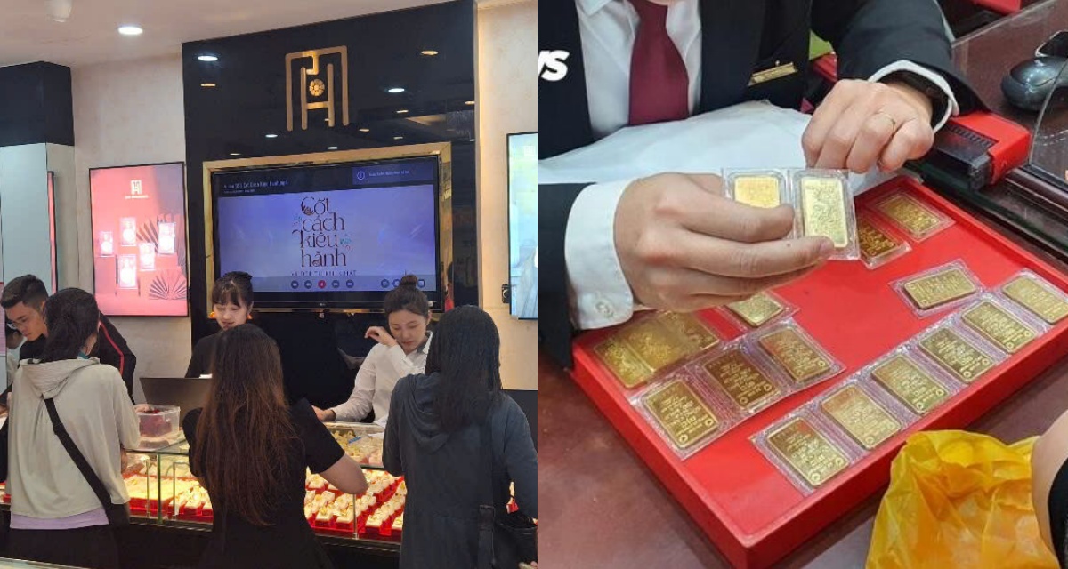 Gi&aacute; v&agrave;ng chốt phi&ecirc;n 2/4: SJC, PNJ, Bảo T&iacute;n Minh Ch&acirc;u điều chỉnh mạnh, thị trường giao dịch ghi nhận t&iacute;n hiệu lạ 