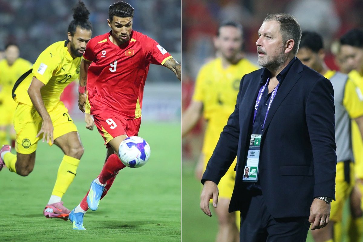 Thảm bại trước ĐT Việt Nam, Malaysia thay HLV sau khi mất v&eacute; dự Asian Cup 2027?