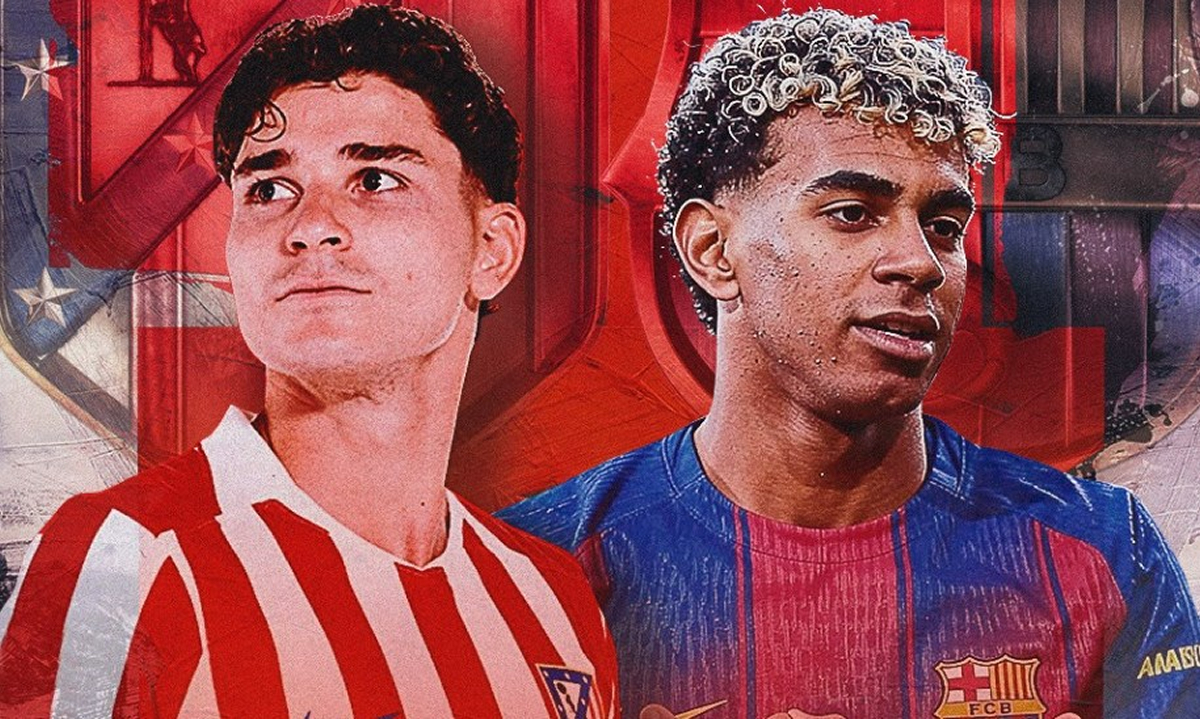Kết quả b&oacute;ng đ&aacute; Atletico Madrid vs Barcelona - La Liga: Lamine Yamal lu mờ trước Julian Alvarez?
