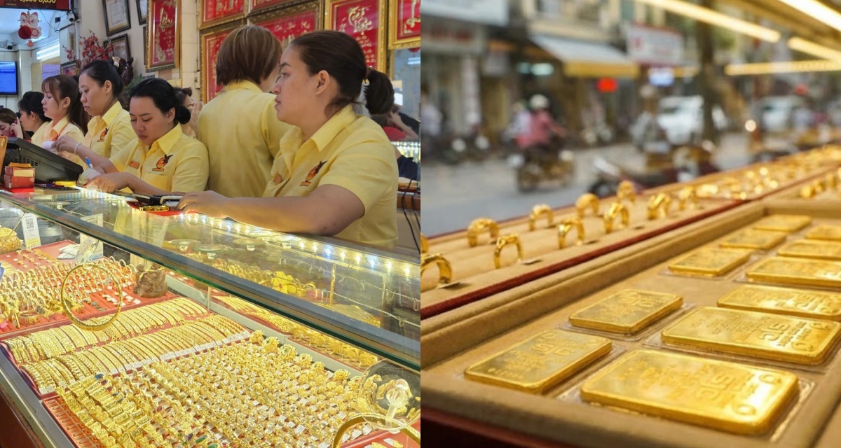 Gi&aacute; v&agrave;ng h&ocirc;m nay 5/4: V&agrave;ng SJC, v&agrave;ng nhẫn 24K 9999 duy tr&igrave; đ&agrave; tăng, thế giới giữ mức 4.676 USD/ounce