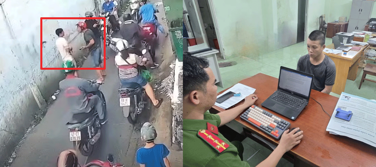 TP.HCM: Danh t&iacute;nh g&atilde; đ&agrave;n &ocirc;ng vừa bị bắt khi chửi bới, đ&aacute;nh đập người đứng ra can ngăn va chạm giao th&ocirc;ng