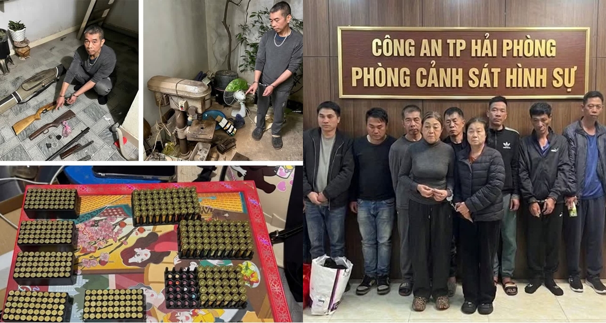 Ch&acirc;n dung cựu VĐV bắn s&uacute;ng chế tạo, tham gia đường d&acirc;y mua b&aacute;n vũ kh&iacute; qu&acirc;n dụng cực lớn ở Hải Ph&ograve;ng