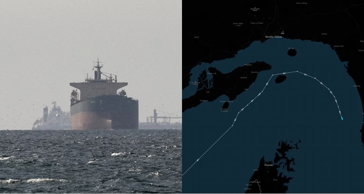 T&agrave;u chở dầu của 1 quốc gia được miễn trừ đặc biệt qua eo biển Hormuz, thẳng tiến đến Đ&ocirc;ng Nam &Aacute;