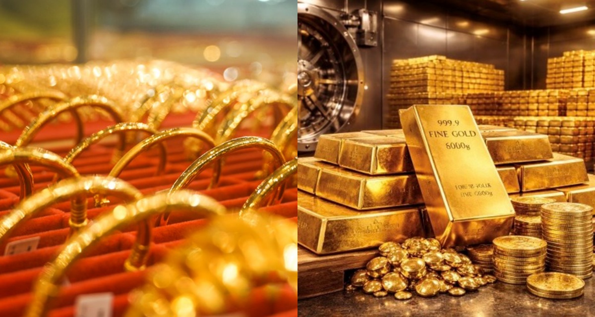 Gi&aacute; v&agrave;ng chốt phi&ecirc;n 7/4: V&agrave;ng SJC, nhẫn 9999 biến động tr&aacute;i chiều, gi&aacute; thế giới điều chỉnh nhẹ