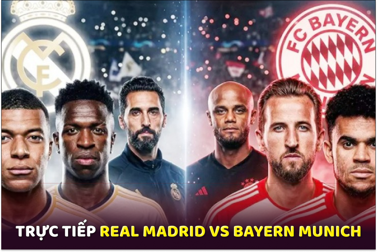 Trực tiếp b&oacute;ng đ&aacute; Real Madrid vs Bayern Munich, 2h ng&agrave;y 8/4 - Link xem C&uacute;p C1 Champions League HD