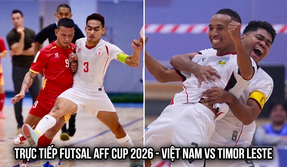 Xem trực tiếp ĐT Việt Nam vs ĐT Timor Leste ở đ&acirc;u, k&ecirc;nh n&agrave;o? Link trực tiếp Futsal ASEAN Cup 2026