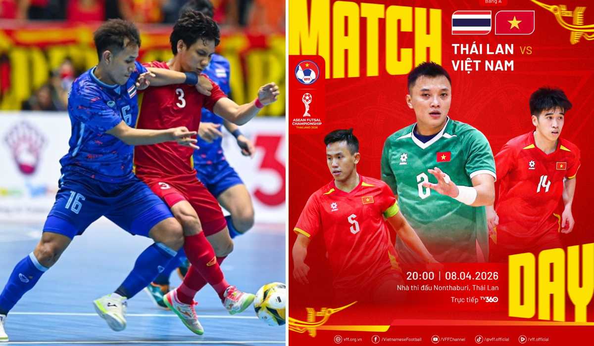 Kết quả Futsal Việt Nam vs Th&aacute;i Lan h&ocirc;m nay 8/4: ĐT Việt Nam thiết lập cột mốc kh&ocirc;ng tưởng ở AFF Cup?