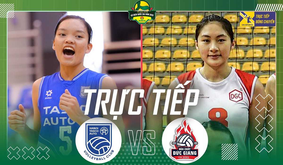 Link xem trực tiếp b&oacute;ng chuyền nữ Việt Nam VĐQG 2026 h&ocirc;m nay 8/4: Bất ngờ lớn xuất hiện?