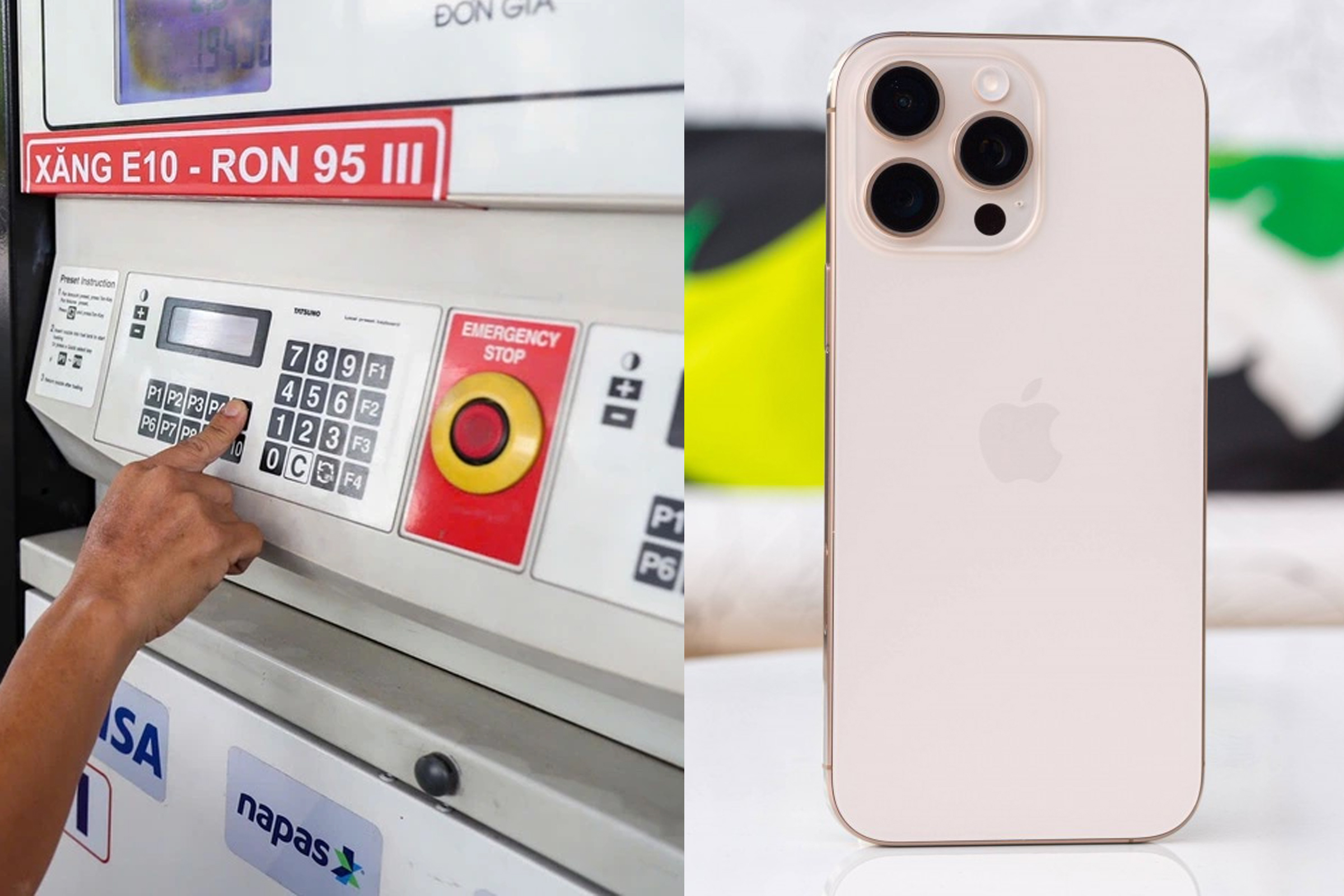 Gi&aacute; xăng dầu mới nhất chiều h&ocirc;m nay 9/4: Xăng RON95 giảm gần 3.000 đồng/l&iacute;t, gi&aacute; iPhone 16 Pro Max giảm tằng tằng