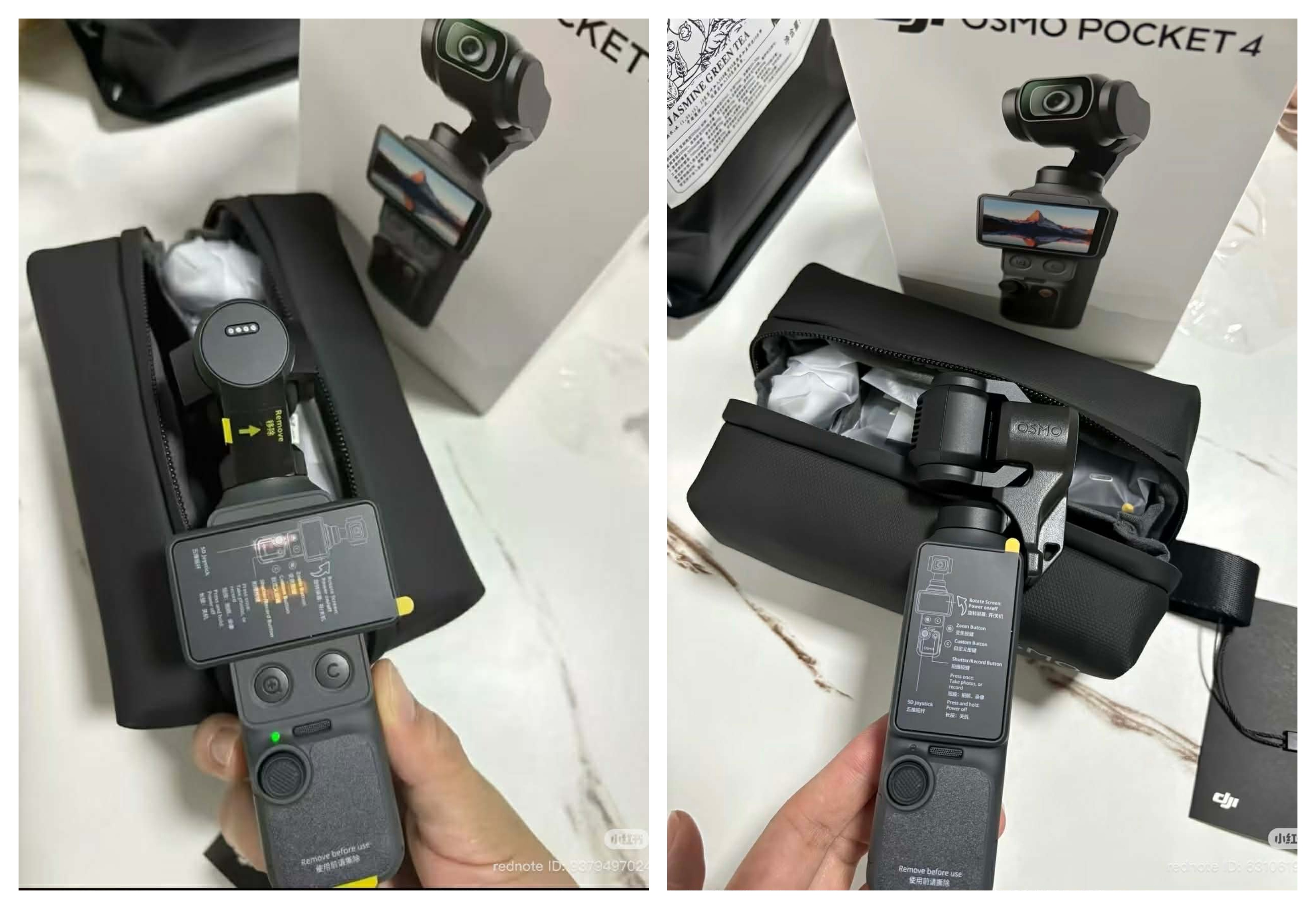 Mở hộp tr&ecirc;n tay Dji Osmo Pocket 4 sớm nhất thế giới, tiết lộ nhiều chi tiết lạ