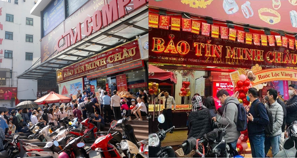 Bảo T&iacute;n Minh Ch&acirc;u l&ecirc;n tiếng chuyện kh&aacute;ch ồ ạt đến b&aacute;n v&agrave;ng, cửa h&agrave;ng lại đưa &lsquo;giấy hẹn trả tiền&rsquo;