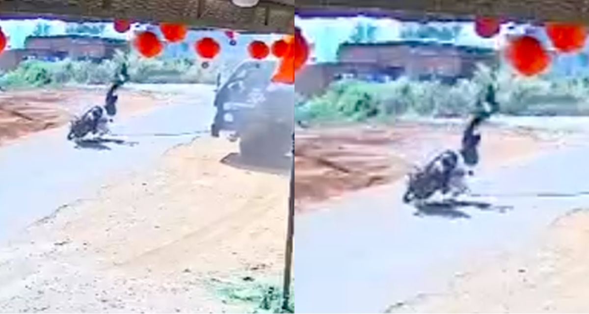 T&igrave;nh h&igrave;nh ch&uacute; rể gặp tai nạn đ&uacute;ng ng&agrave;y cưới v&igrave; vướng d&acirc;y c&aacute;p chăng ngang giữa đường ở Đắk Lắk