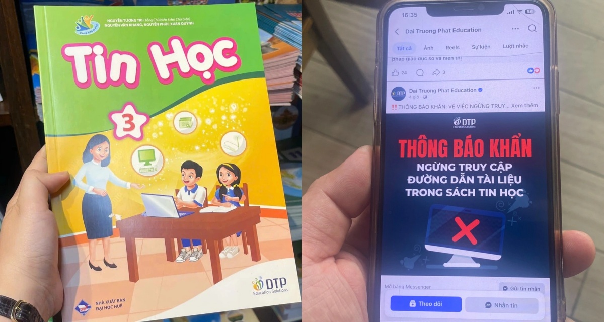 Phụ huynh phản &aacute;nh link web đen trong vở b&agrave;i tập Tin học lớp 3: C&ocirc;ng an v&agrave;o cuộc x&aacute;c minh, xử l&yacute; ra sao? 